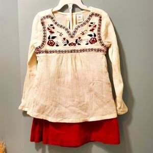 Boho Winter Holiday | little girls sz 5/6